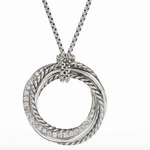 David Yurman Crossover Pendant Necklace
